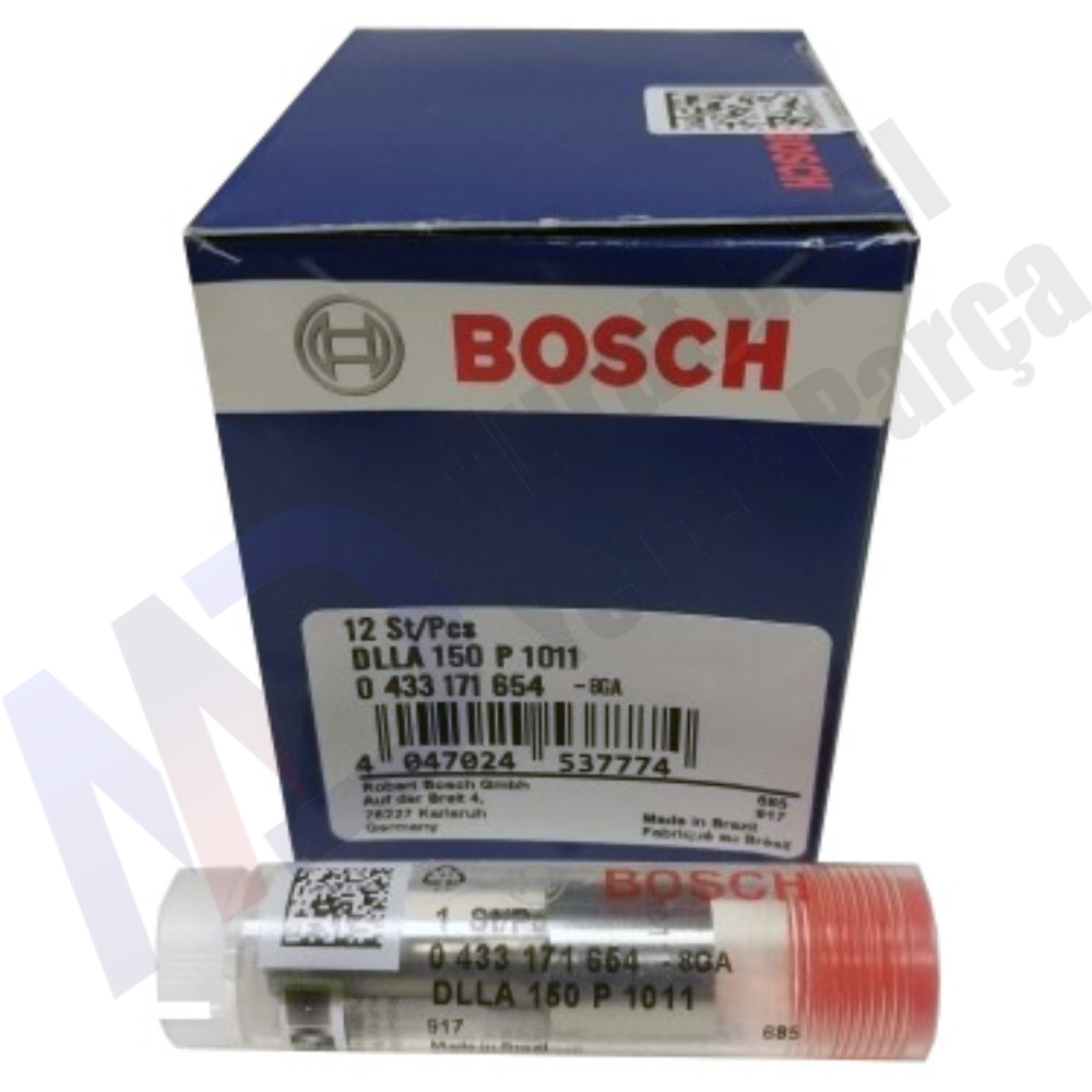 BOSCH 0433171654 Enjektör Memesi DLLA 150 P 1011 Enj. Memesi