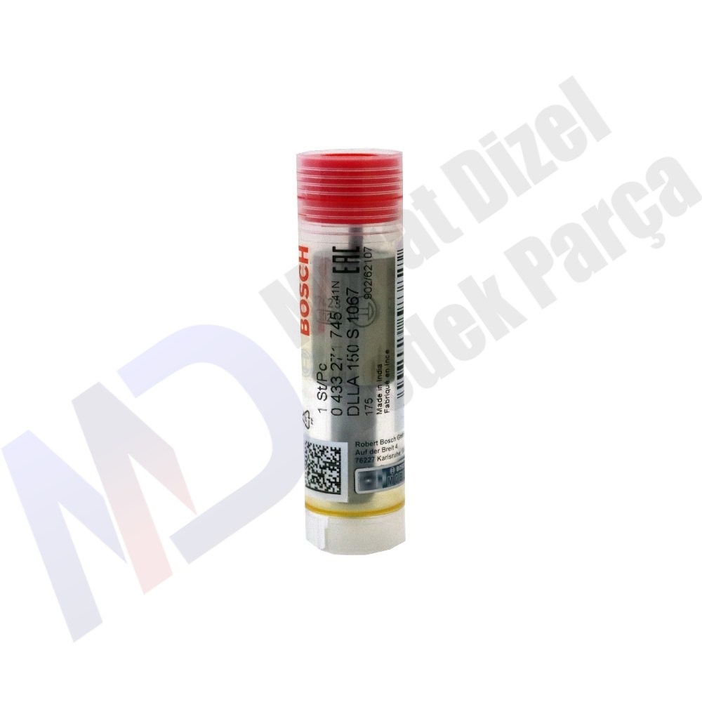 BOSCH 0433271745 Enjektör Memesi DLLA 150 S 1067 Enj. Memesi 6877 DELPHİ