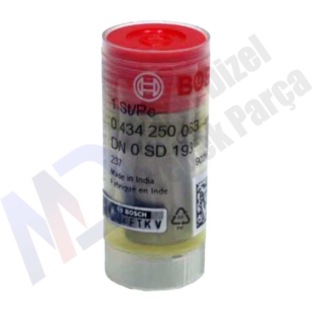 BOSCH 0434250063 Enjektör Memesi DN 0 SD 193 Enj. Memesi Fiat, Iveco, Opel, Renault, Volkswagen