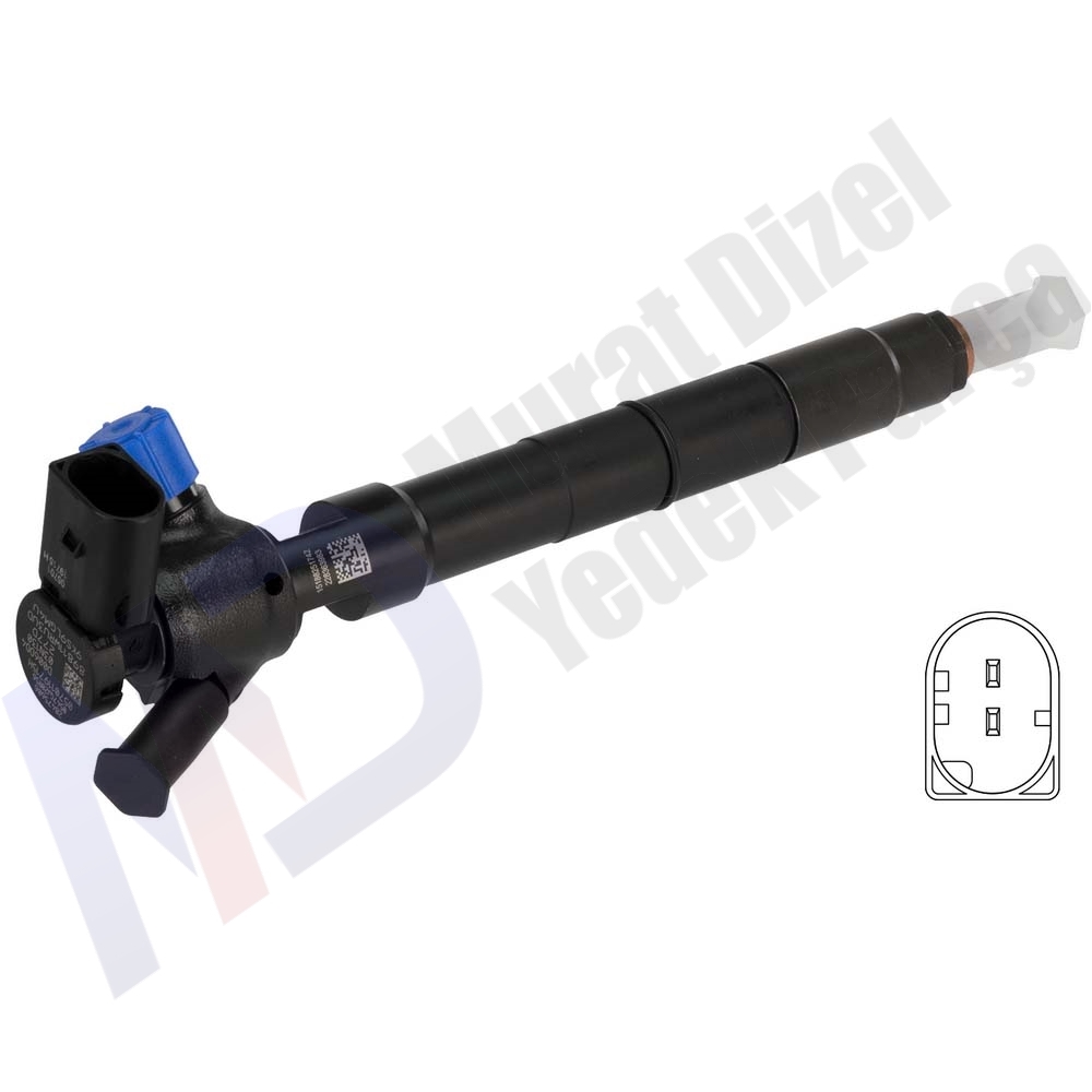 DELPHI 28475606 CR ENJEKTOR Eski No: 28565339 (03N130277D) 28654965 7135-836 VW 4CYL 2.VW CRAFTER ; T5/T6 : MULTIVAN 228363983