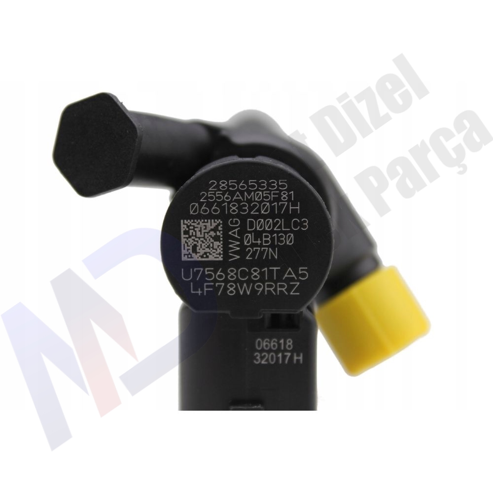 DELPHI 28565335 Komple Enjektör 28301796 + 28424049 + 04B130277J  + 04B130277N) L45304L 130 277J 7135-730 : POLO 1.4L 3 CYL EURO 6 55 / 66 / 77 KW 04B 130 277N