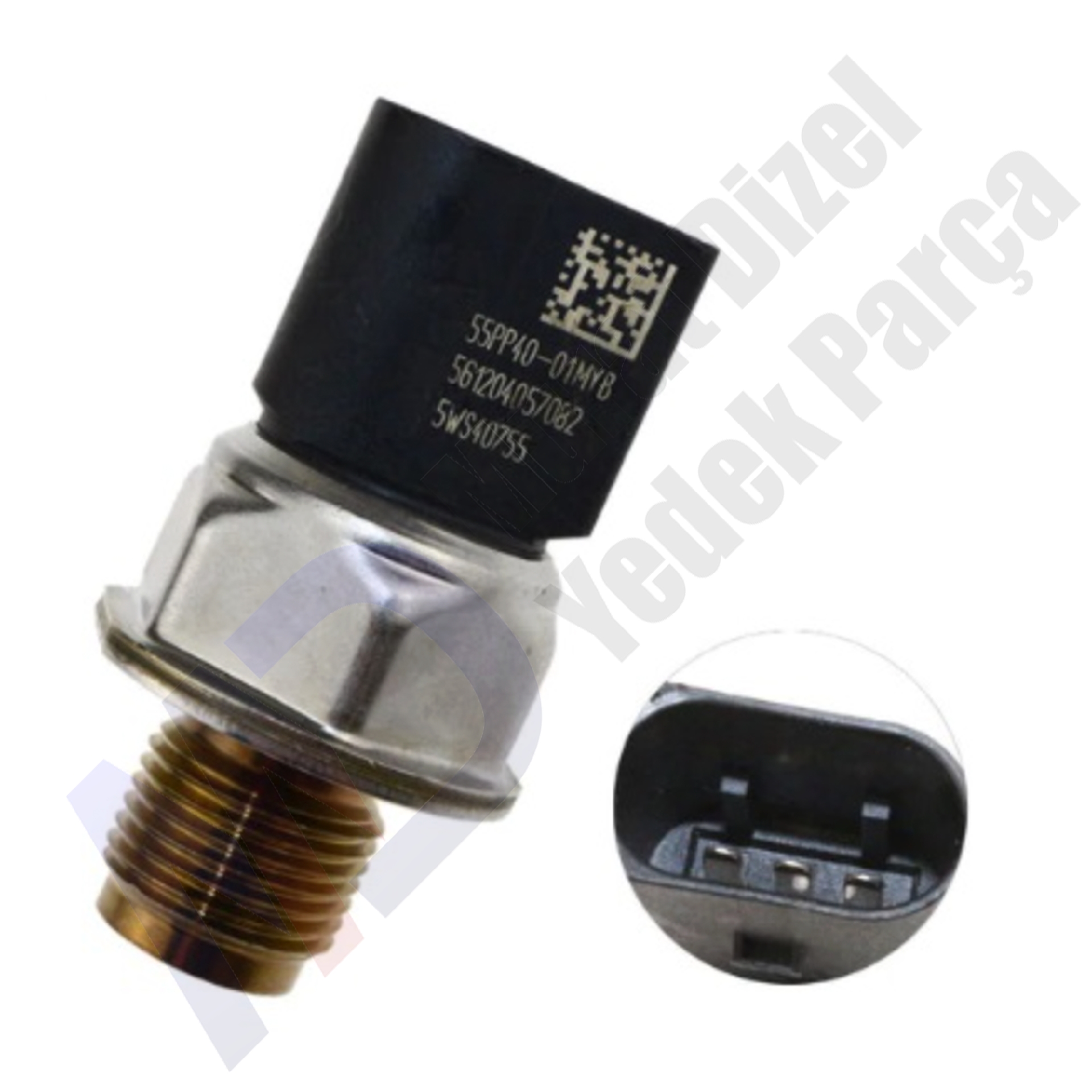 SENSATA 3CRS0021 Basınç Sensörü 9307-528A UZUN 8 DİŞ BK2Q9D280AB - 5WS40755 - 55PP40-01 - 85PP40-02 - 9675389980 55pp30-01