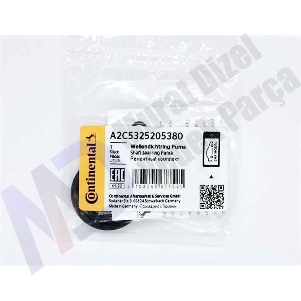VDO A2C5325205380 Pompa Keçesi Ford ( 5WS40694 - 5WS40695 - 5WS40699 - A2C59517043 A2C59517045 için ) 5ws40693 keçe