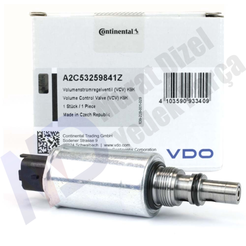 VDO A2C53259841Z Debi Kontrol Valfi VCV Uzun ( A2C59511605 - 5WS40977 - 5WS40153 - 5WS40565 - A2C53252602 )