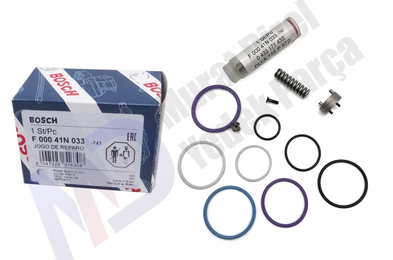 BOSCH F00041N033 Meme Tamir Kiti 155 P 572 0433171433 (F00VX99999 + F00HN37928 + F018B06804 + F00ZB20001 )