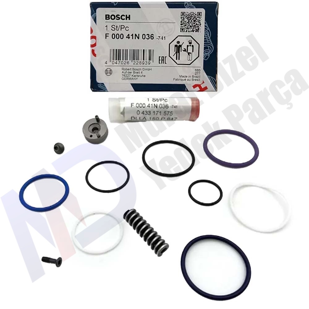 BOSCH F00041N036 Meme Tamir Kiti (150 P 847 (04331717575) + F00VX99999 + F00HN37928 + F018B06804 + F00ZB20001 )