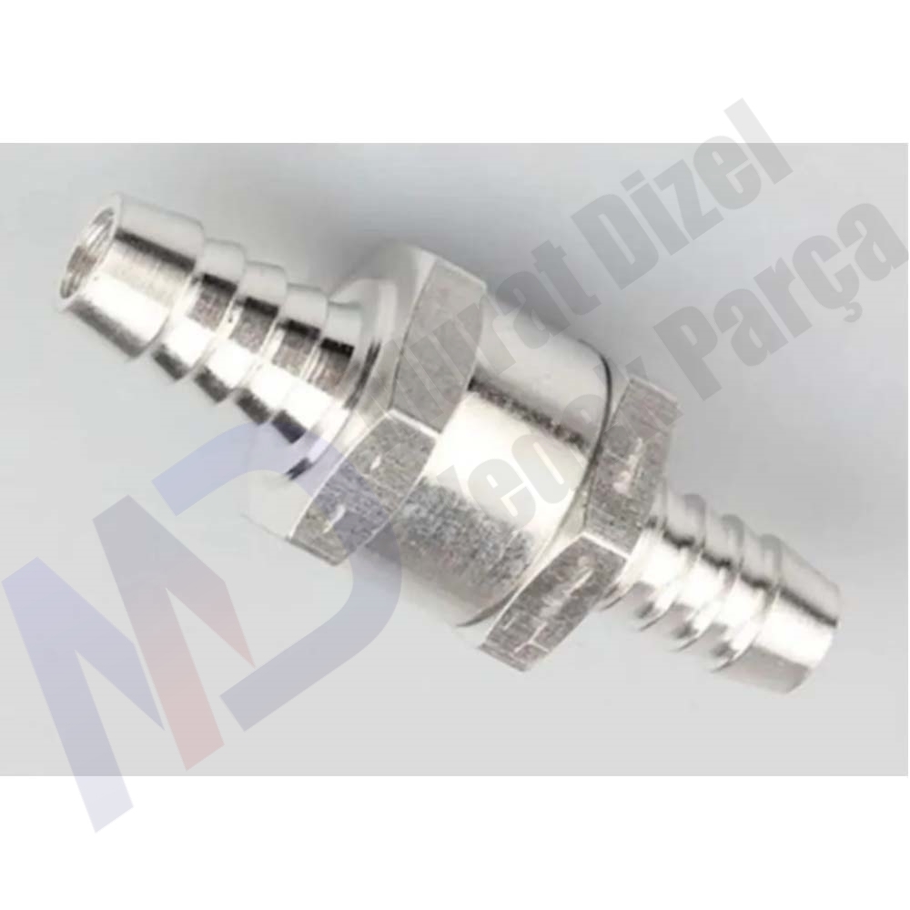 YERLİ KON-025-52 Valf Alüminyum Benzin-mazot Yakıt Çek valf 8 MM