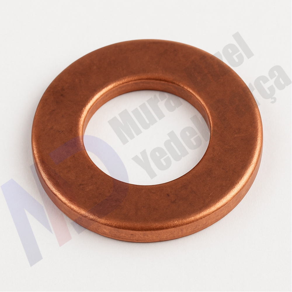YERLI PUL-950-95 CR Enjektör Pulu Bakır Denso-Transit Enj. 2 MM 7.50 x 14.00 x 2.00