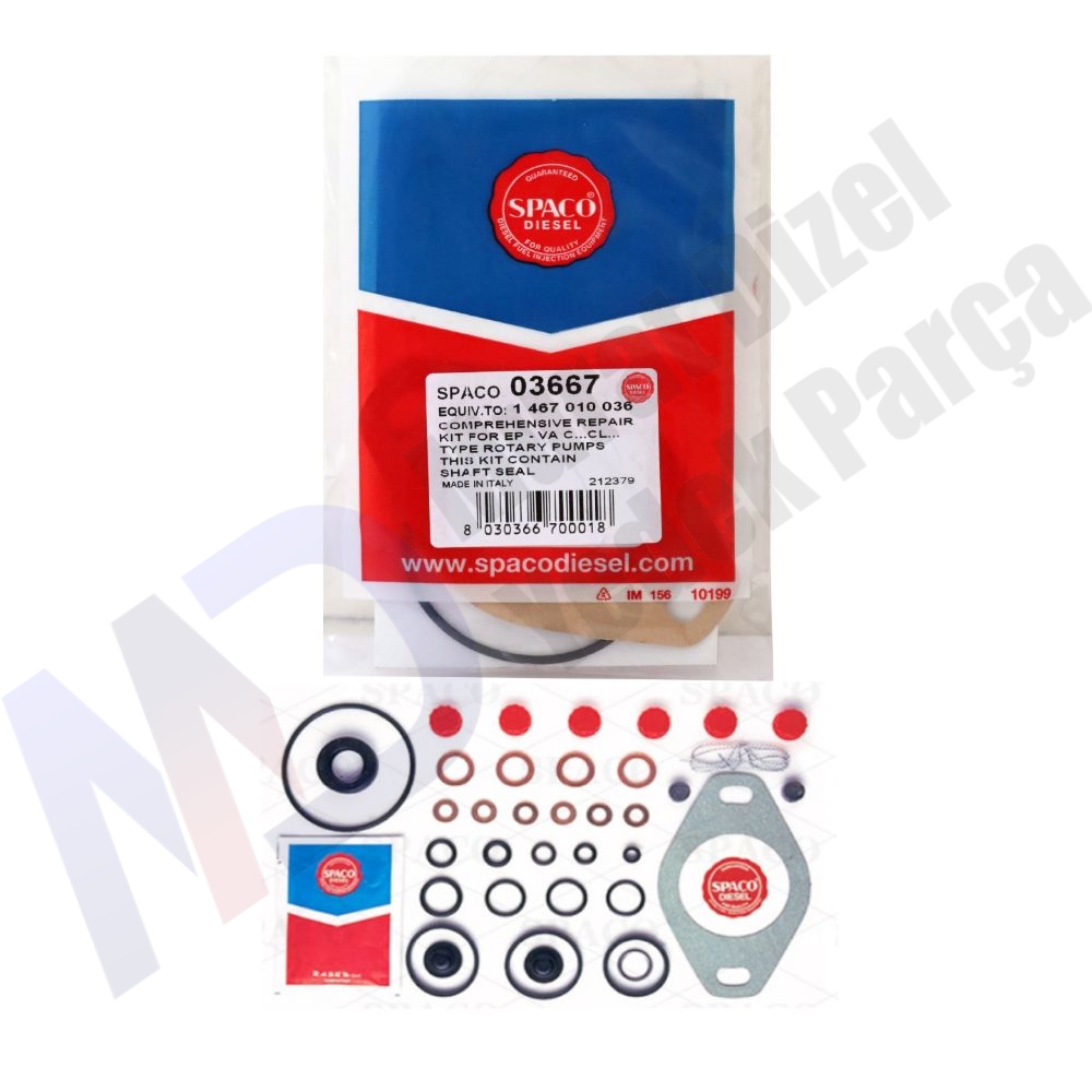 SPACO SP-1467010036 Conta & O-Ring Takım Conta EP/VA.C