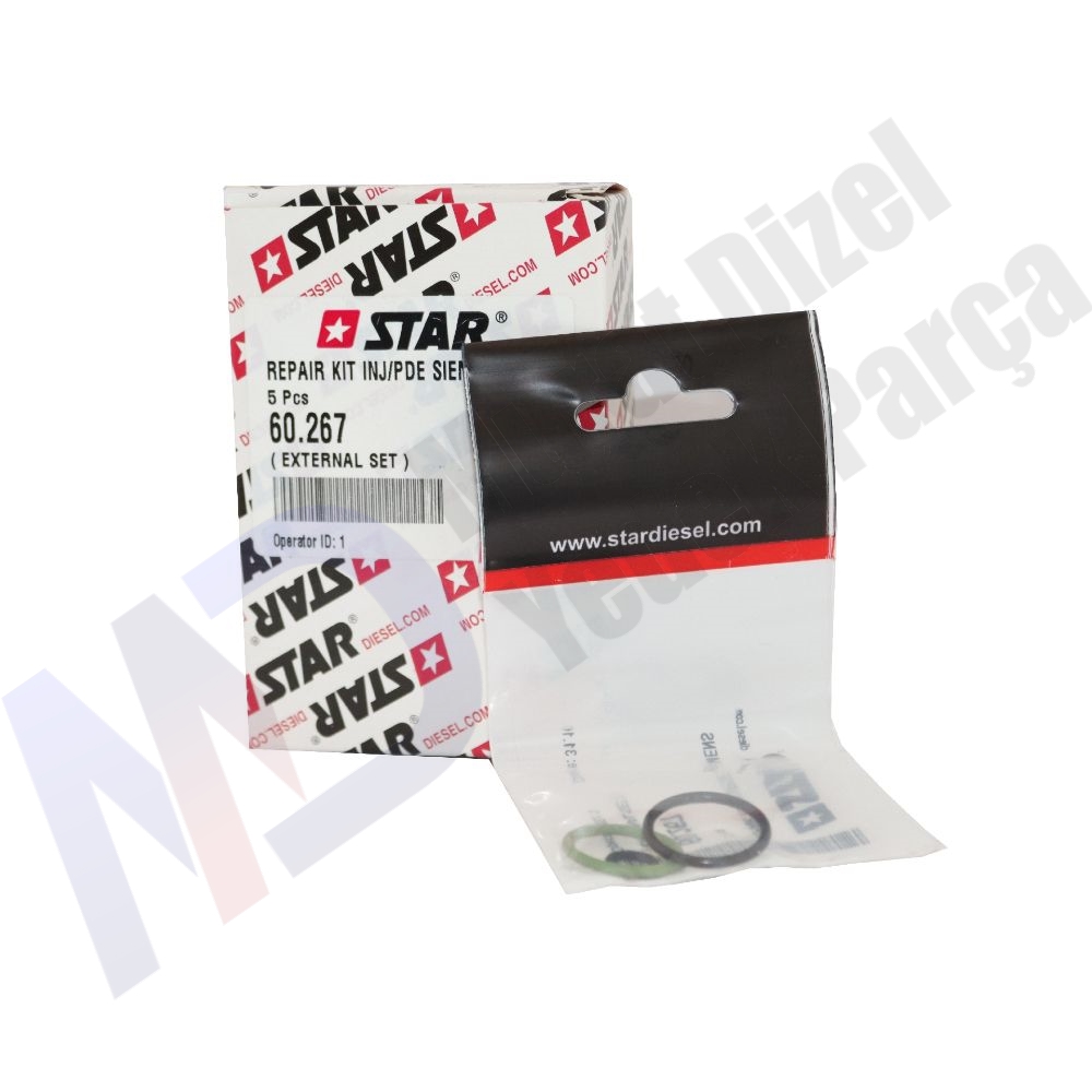 STAR ST-60267 R/KIT INJ/PDE SİEMENS 073S Enjektör  5 Lİ PAKET